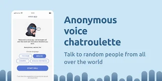 Voisa: voice chatroullette Скриншот 0