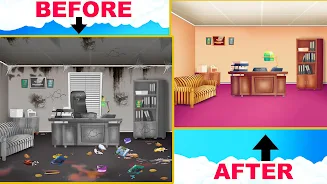 School Cleanup - Cleaning Game 螢幕截圖 1