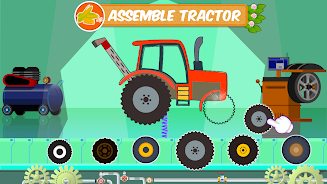 Farm Tractors Dinosaurs Games スクリーンショット 2