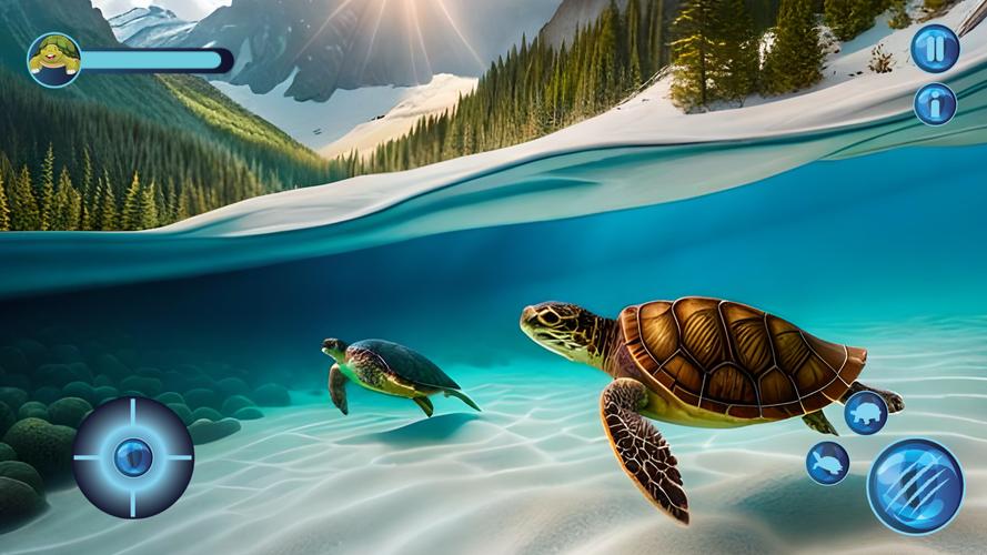 Ocean turtle tortoise Sea Game Screenshot 0