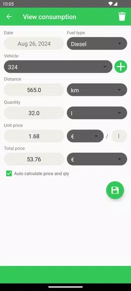 Fuel Consumption Скриншот 2