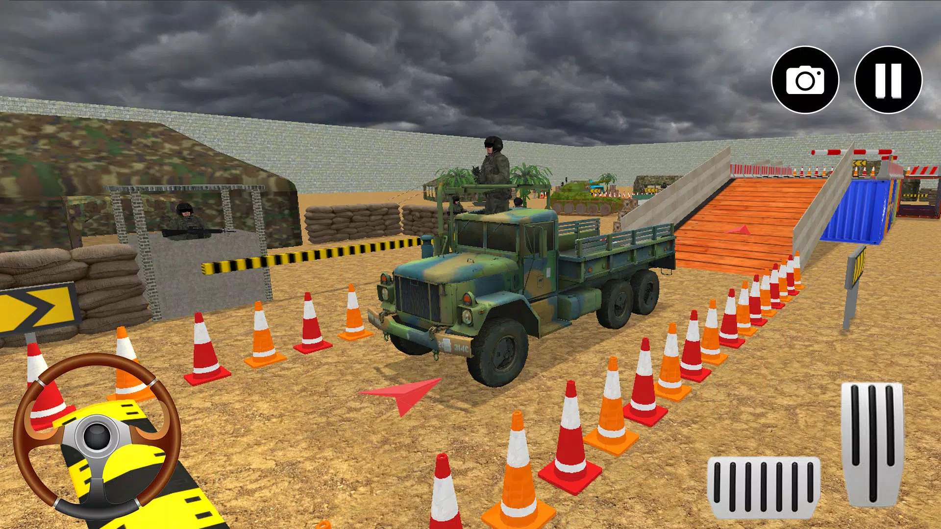 Army Truck Game Simulator 3D स्क्रीनशॉट 2