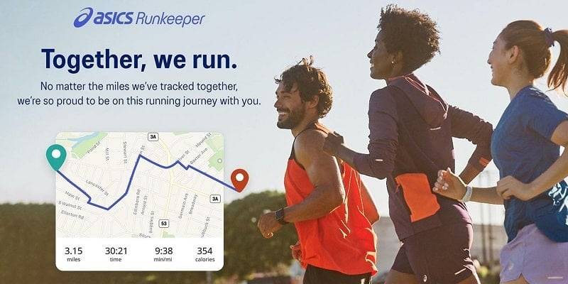 ASICS Runkeeper: Running app Captura de pantalla 0