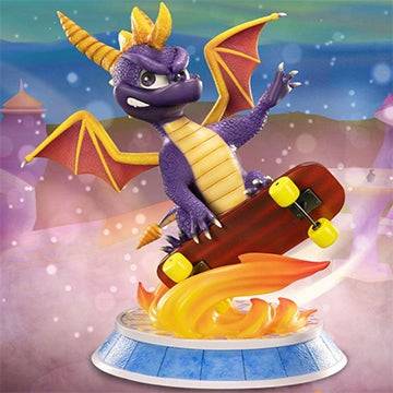 Spyro Skateboard Statue Preserding