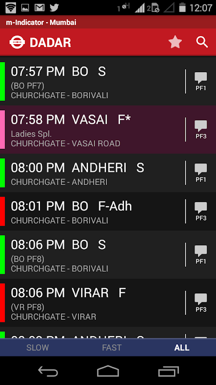 Schermata m-Indicator: Mumbai Local 3