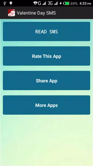 Valentine Day SMS Zrzut ekranu 0