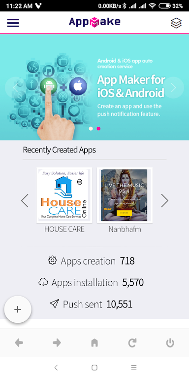 AppMake - Hybrid app maker Captura de tela 1