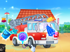 Truck wash games for boys スクリーンショット 2