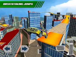 Roof Jumping Car Parking Games Скриншот 0