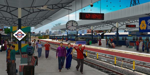 Indian Train Simulator: Game Capture d'écran 0