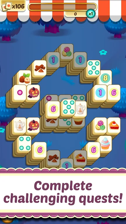 Mahjong Solitaire Cupcake Bake スクリーンショット 1