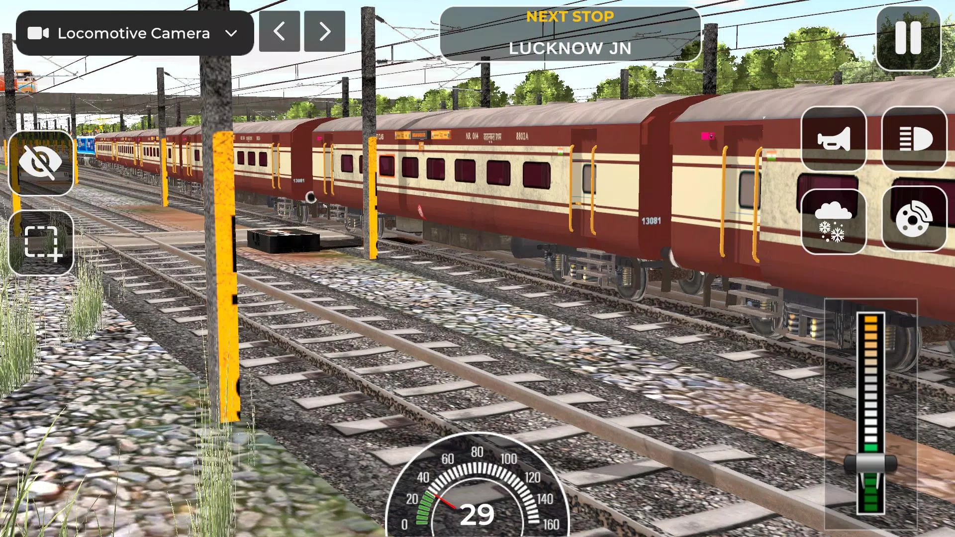 Indian Railway Train Simulator Скриншот 3