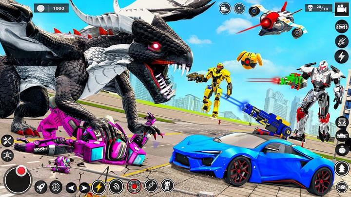 Dragon Robot Car Transform 螢幕截圖 1