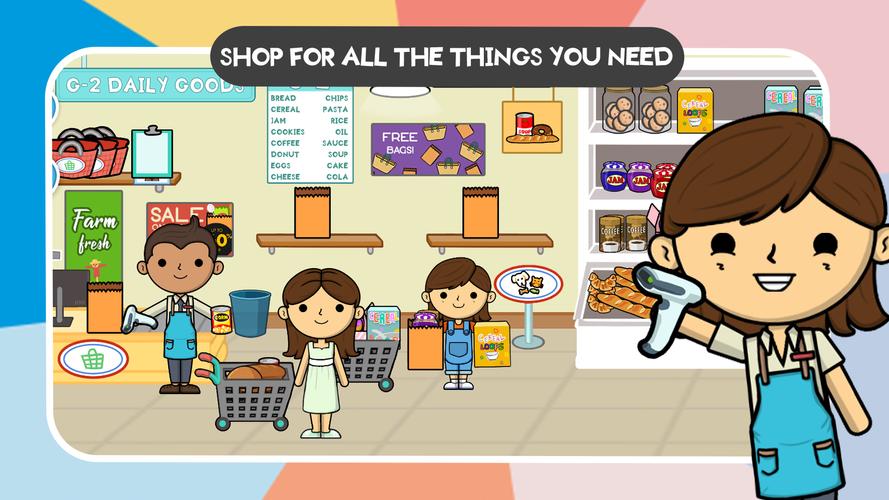 Lila's World: Grocery Store Ảnh chụp màn hình 2