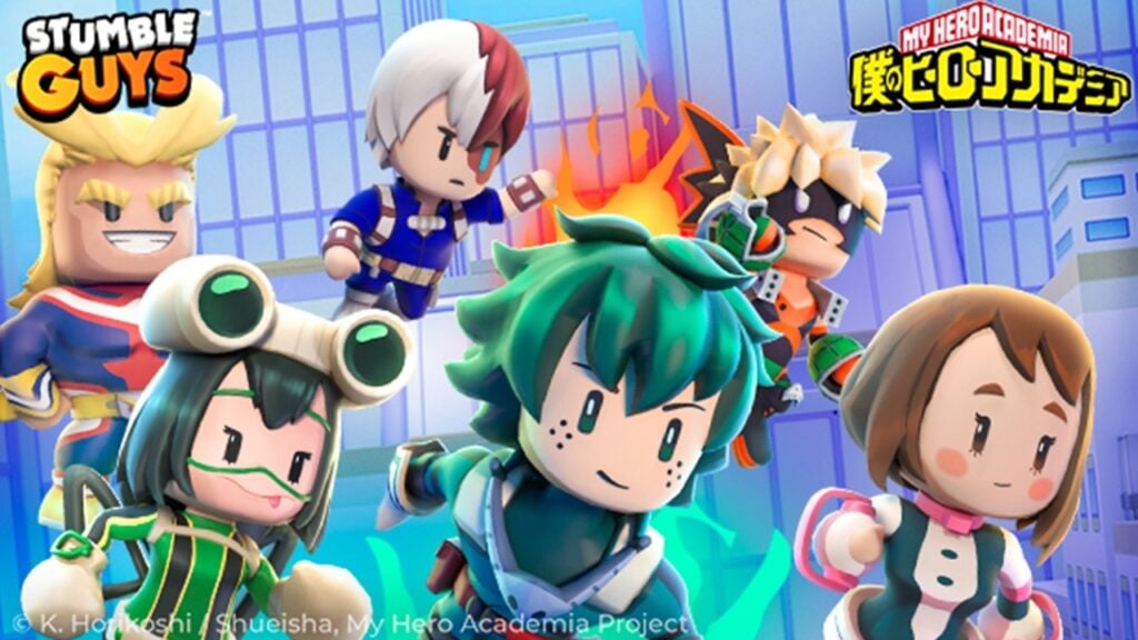 Stumble With Deku And Other Quirks In Stumble Guys x My Hero Academia Crossover!