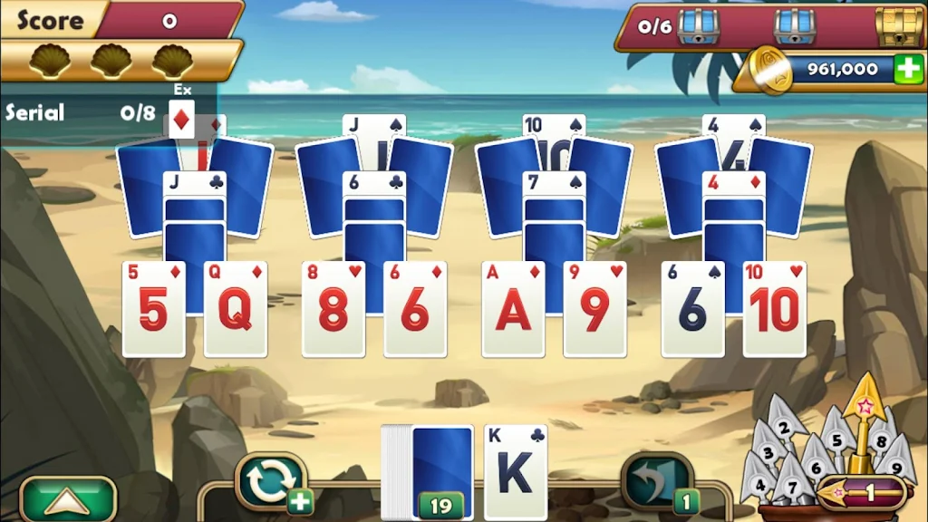 Seagirt Solitaire Screenshot 0