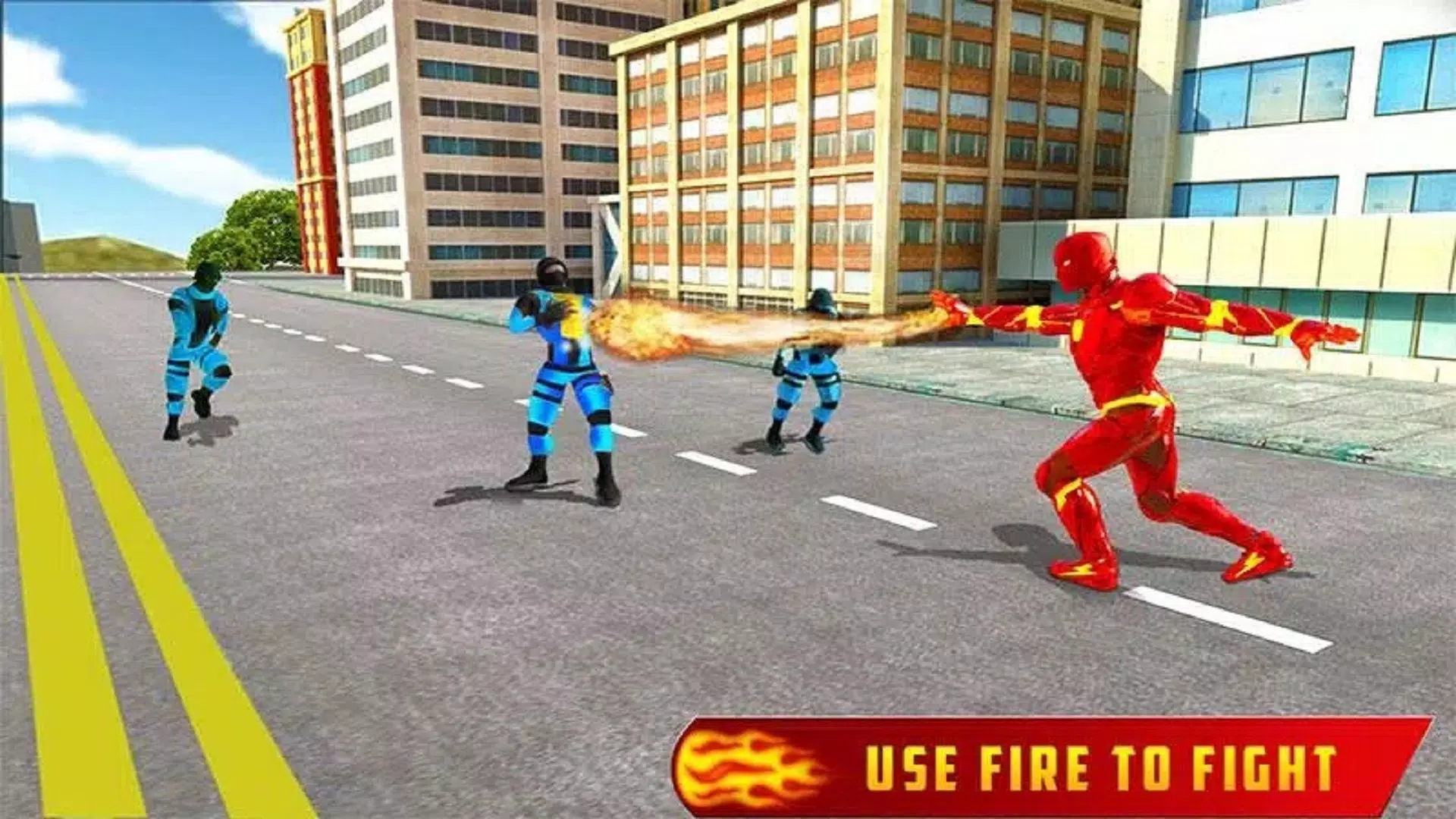 Fire Hero Robot Transform Game ဖန်သားပြင်ဓာတ်ပုံ 3