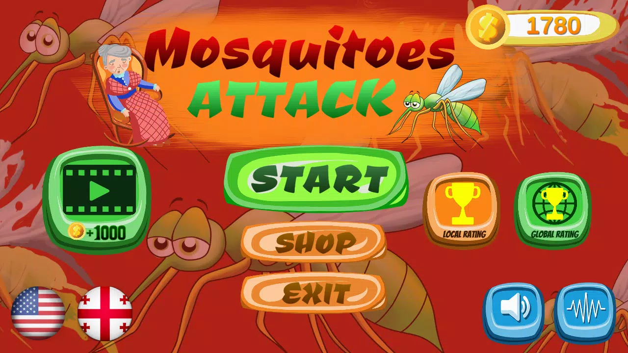 Mosquitoes Attack ภาพหน้าจอ 0