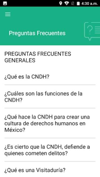 CNDH Informa Captura de tela 2