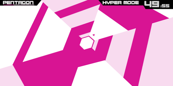 Super Hexagon Zrzut ekranu 1