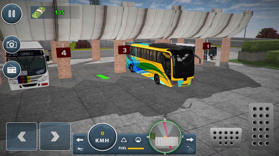 Motor Bus Simulator Coach Game Captura de tela 1