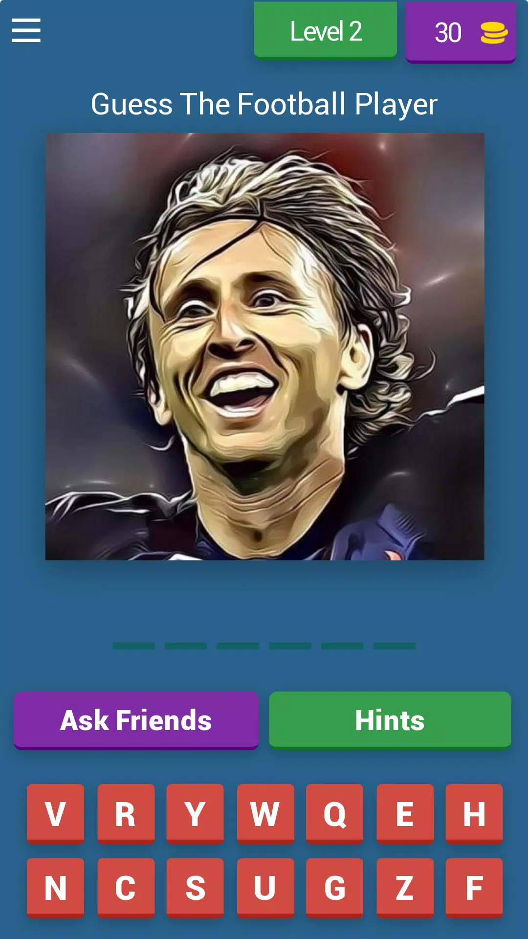 Guess The Football Player Quiz Screenshot 2