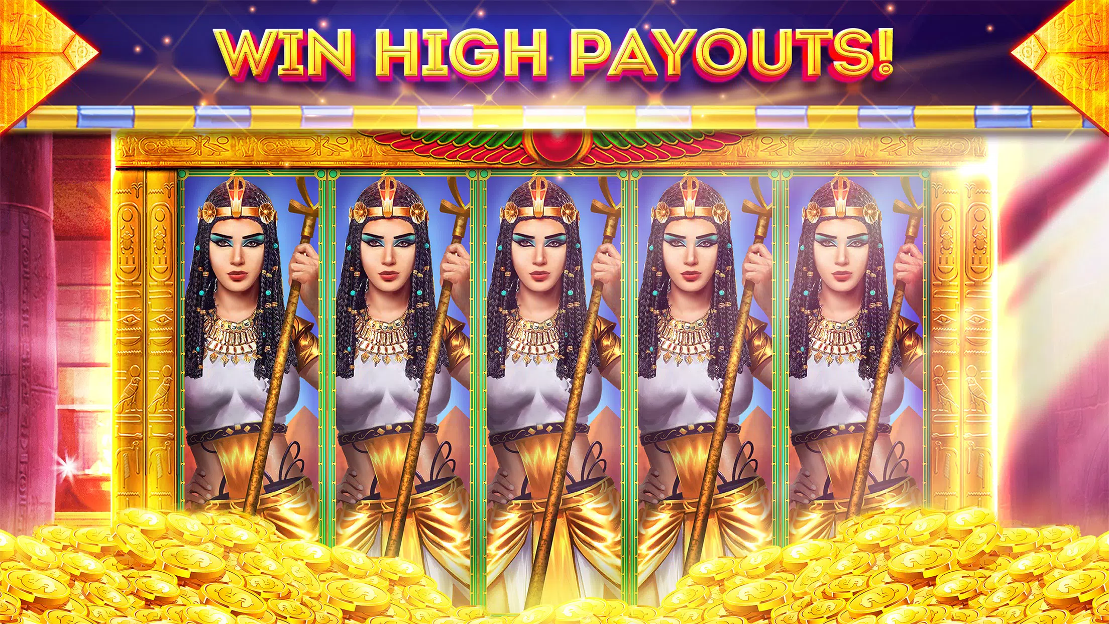 Pharaohs of Egypt Slots Casino应用截图第2张