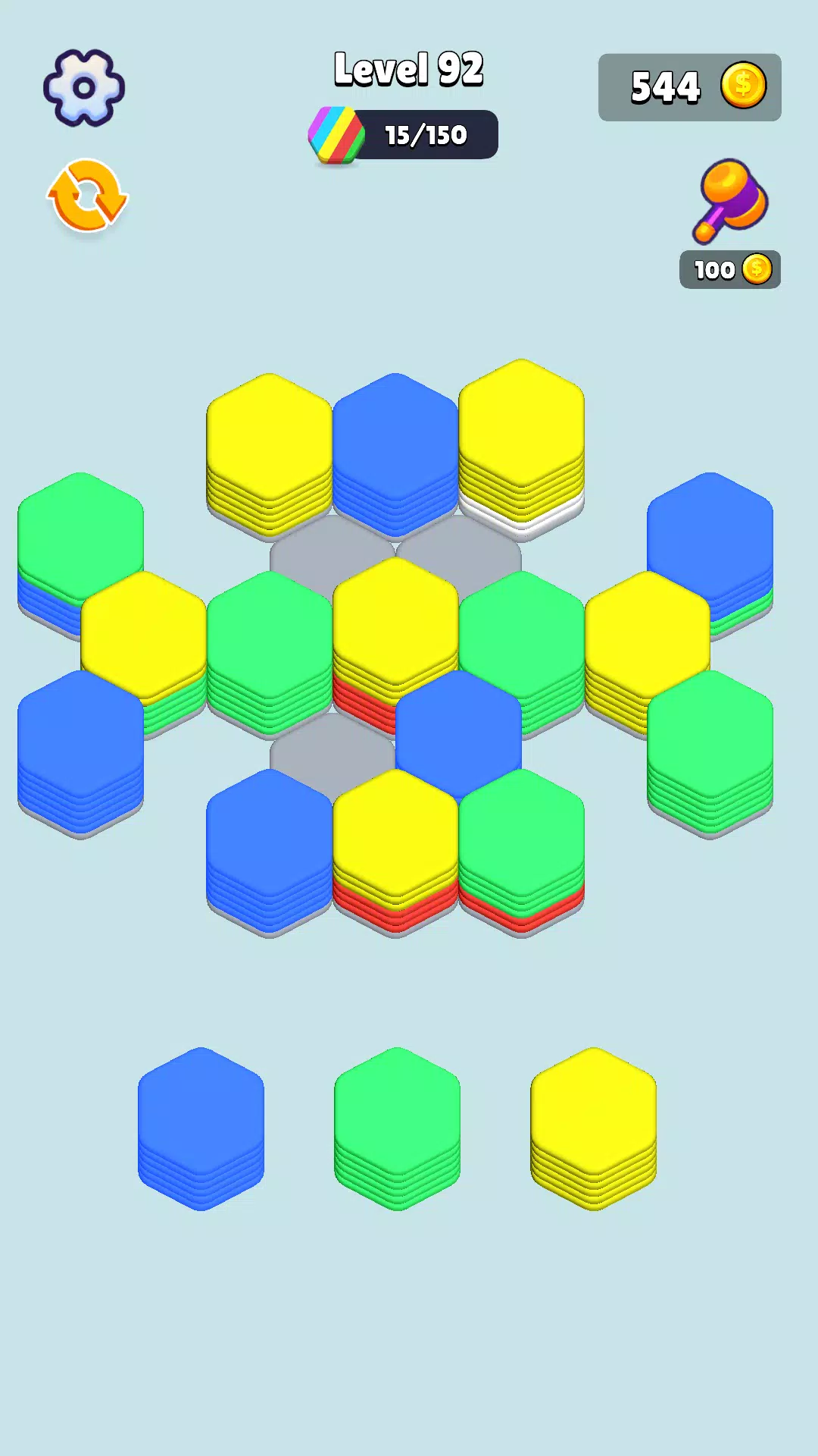 Stack Hexa Sort: Puzzle Match Screenshot 2