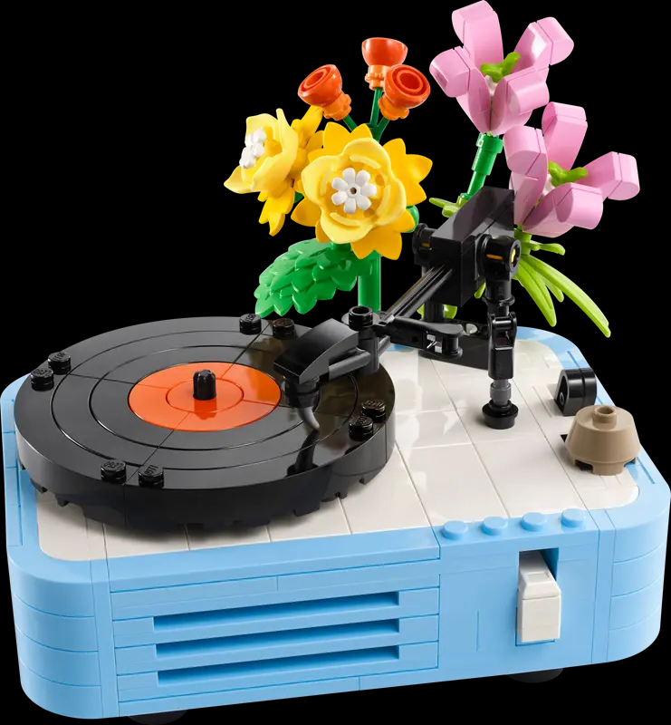 Lego Creator 3-em-1-Record Player com flores