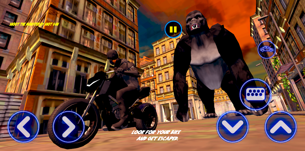 Gorilla Kong Kaiju City Beasts Скриншот 2