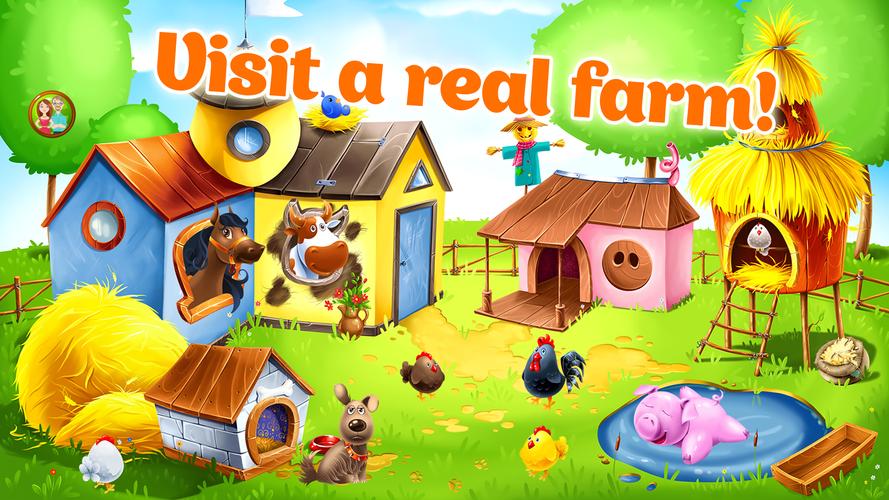 Kids Animal Farm Toddler Games ဖန်သားပြင်ဓာတ်ပုံ 0