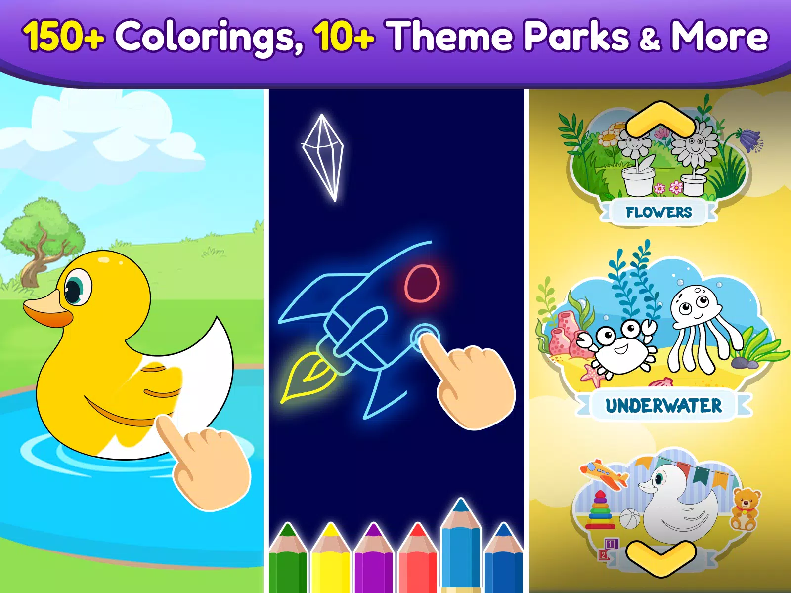 Coloring games for kids: 2-5 y ภาพหน้าจอ 0