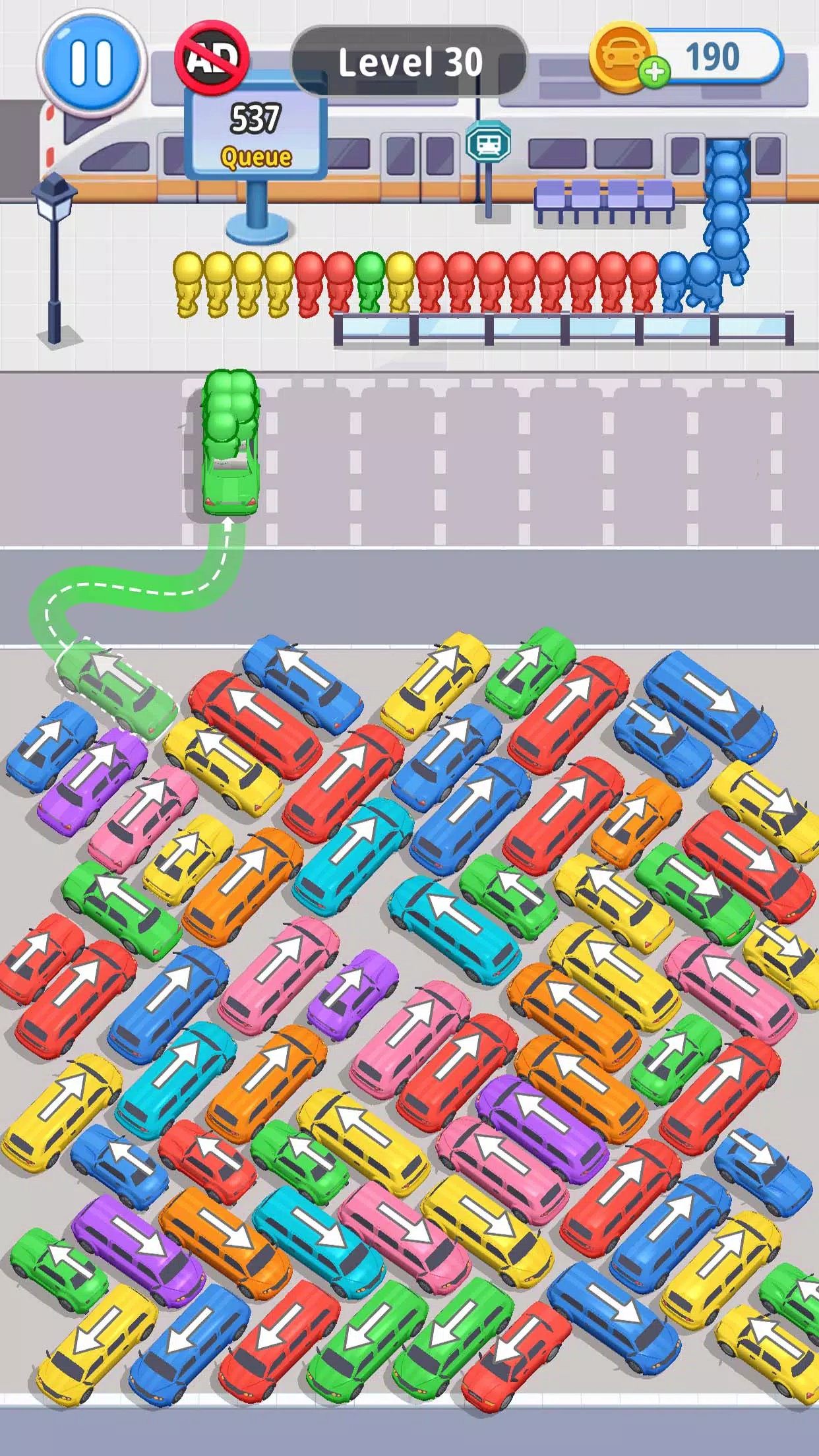 Car Jam Solver Tangkapan skrin 0