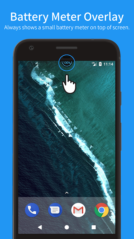 Battery Meter Overlay Скриншот 0