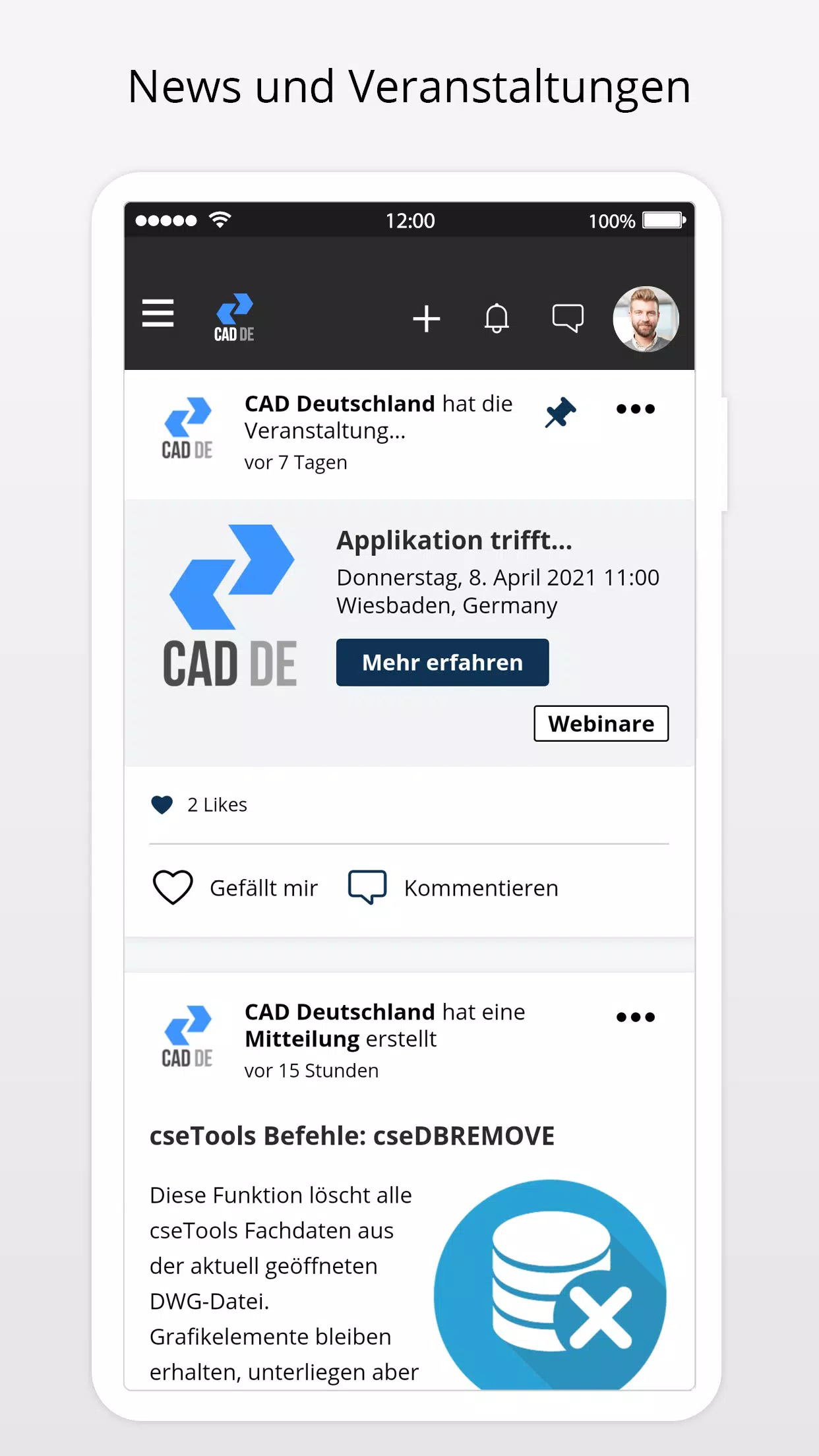 CAD DEUTSCHLAND - BricsCAD Community 螢幕截圖 0