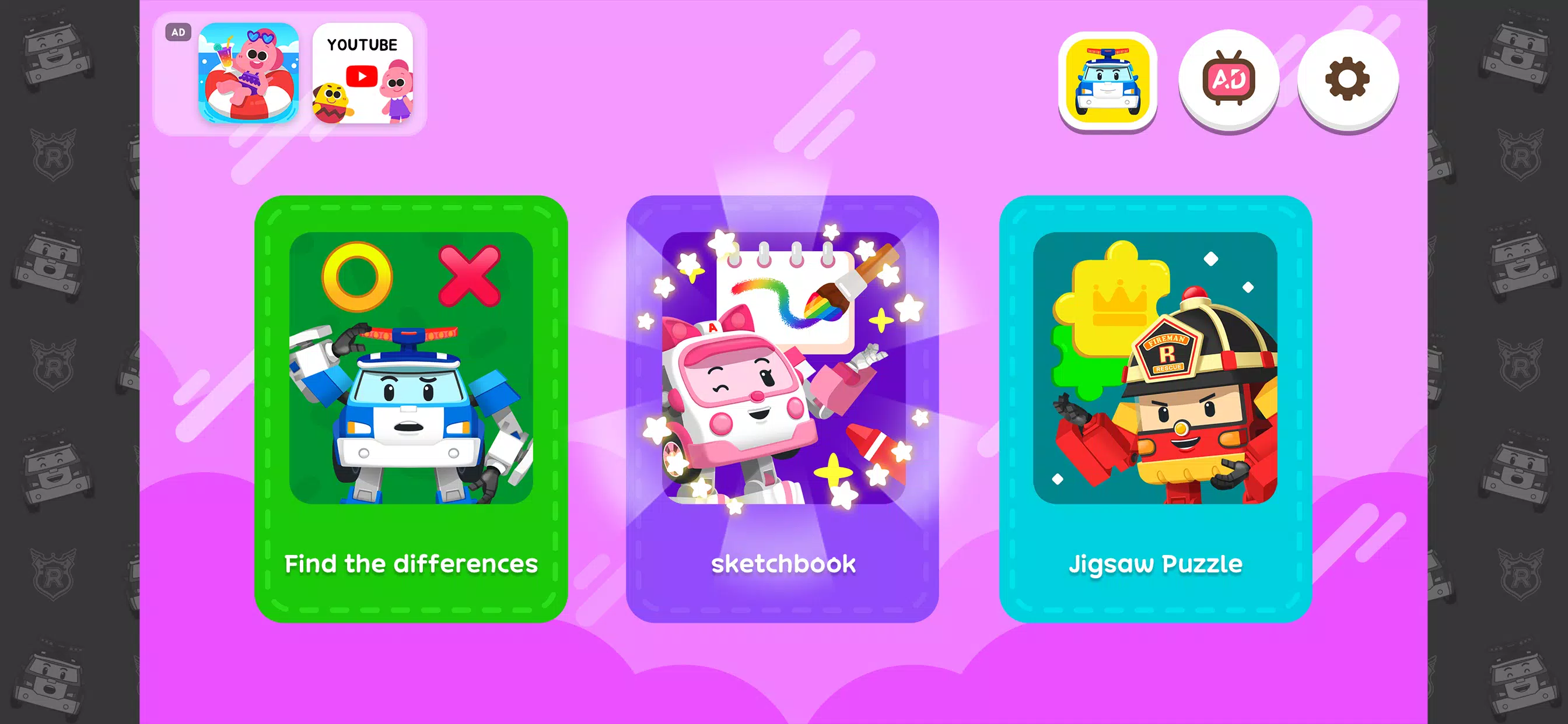 Poli Coloring & Games - Kids Captura de tela 0