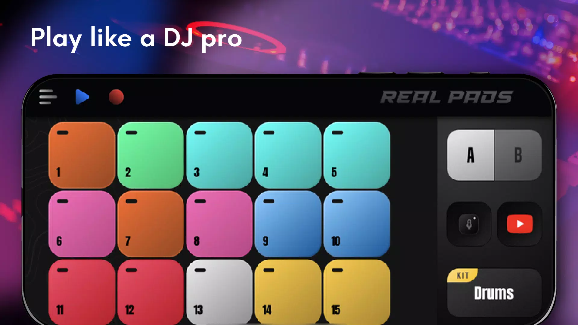 Real Drum Pad: electro beats Screenshot 3