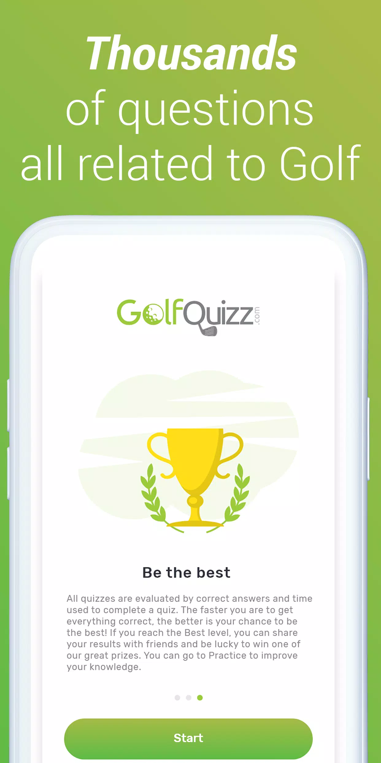 GolfQuizz Скриншот 2