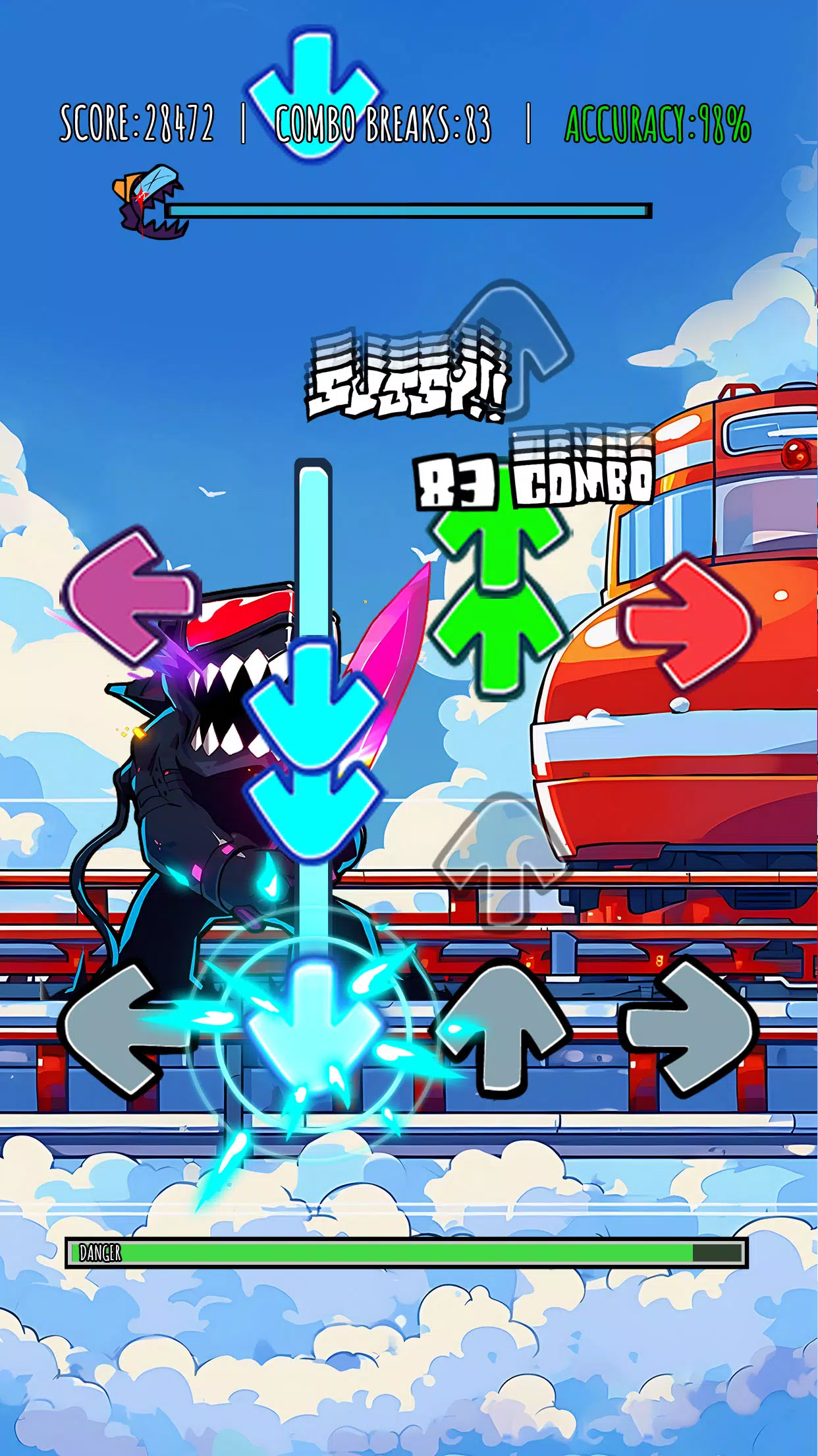 Music Rhythm Battle Night Screenshot 0