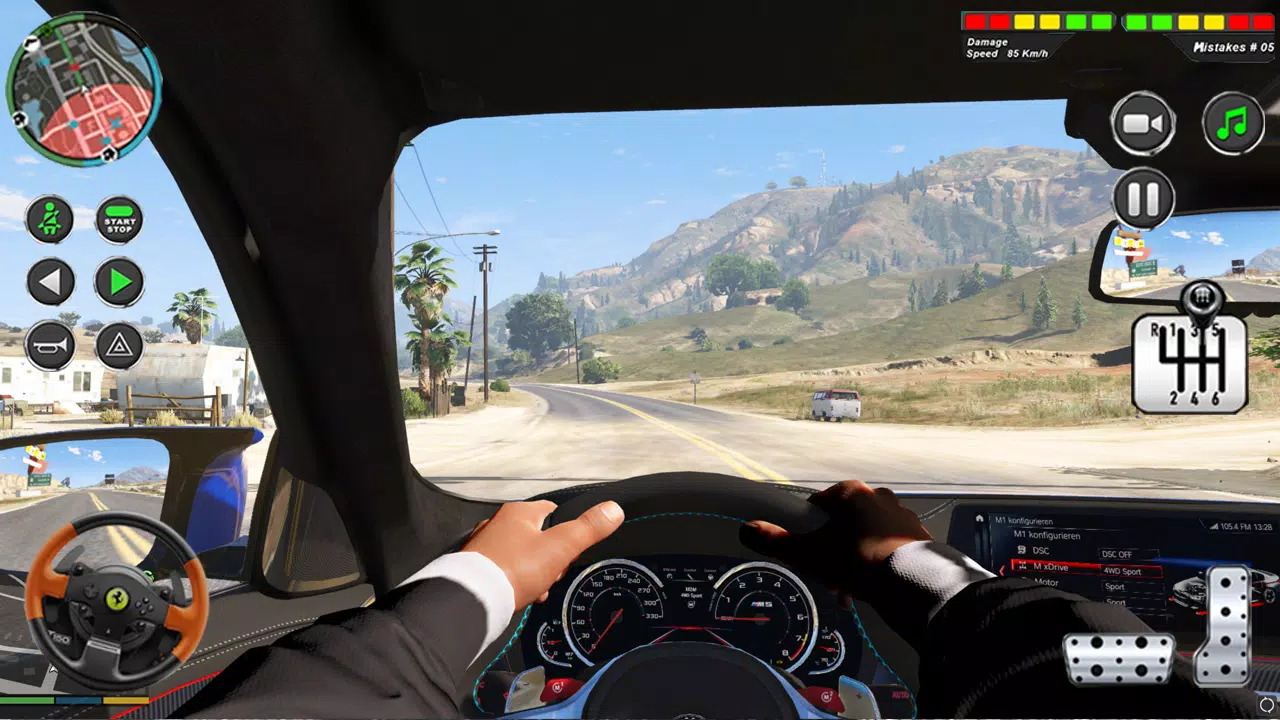 Modern Car Advance Driving 3D Ekran Görüntüsü 2