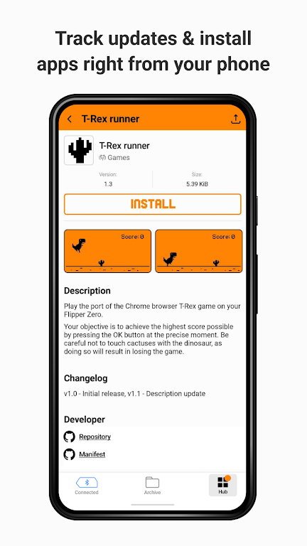 Schermata Flipper Mobile App 2