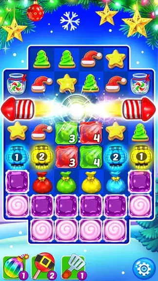 Christmas Cookie: Match 3 Game 螢幕截圖 3