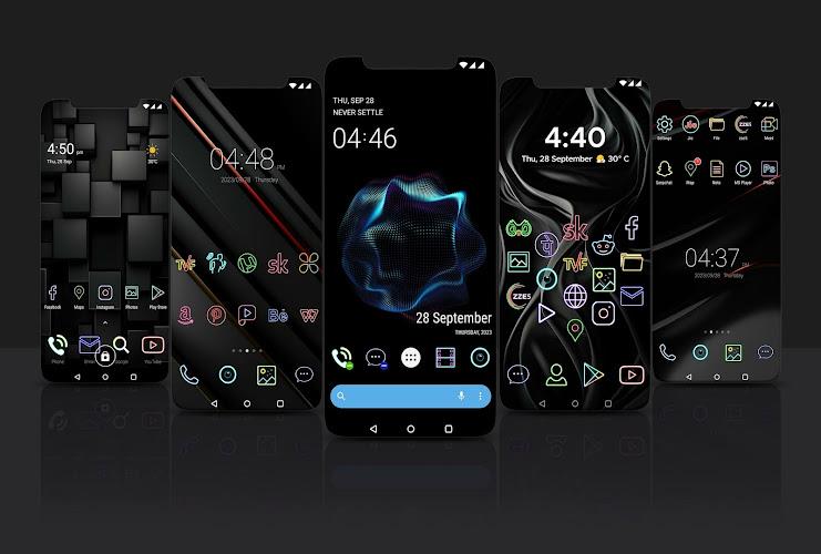 Neon Icon Pack Schermafbeelding 0