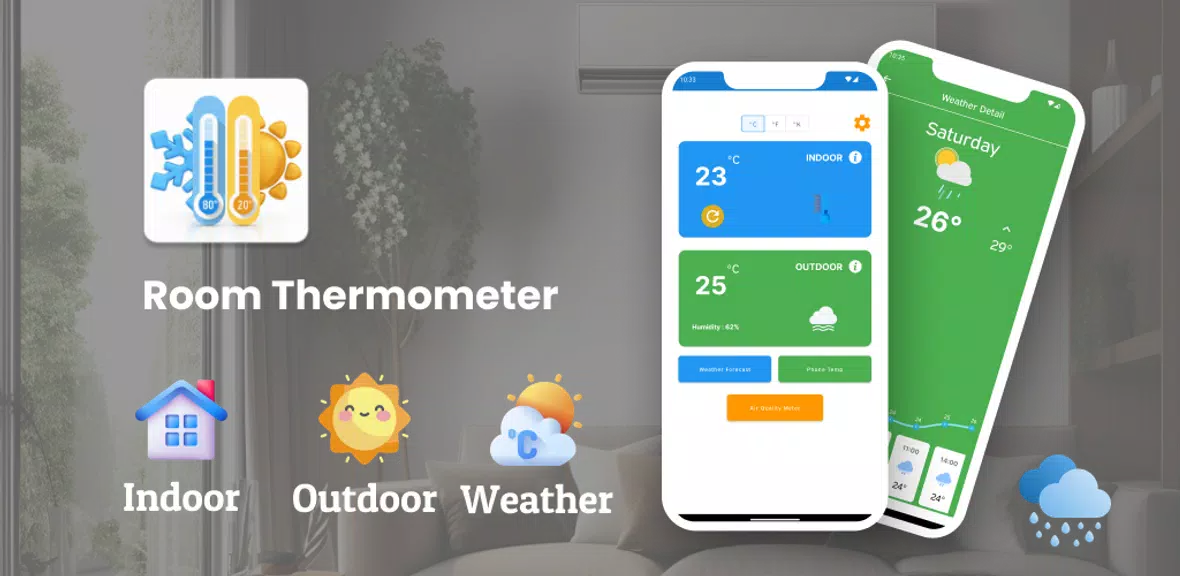 Thermometer Room Temperature स्क्रीनशॉट 0