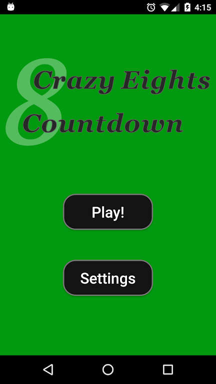 Crazy Eights Countdown Ảnh chụp màn hình 0