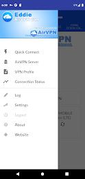 AirVPN Eddie Client GUI স্ক্রিনশট 1