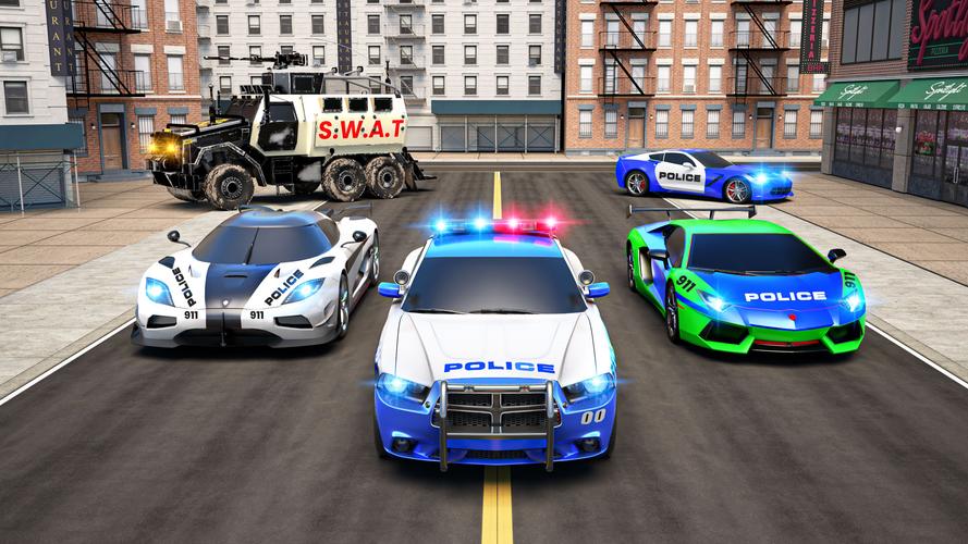 Police Car Chase: Police Games Ảnh chụp màn hình 3