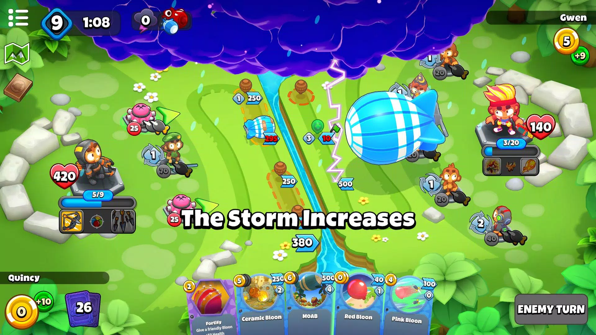 Bloons Card Storm Скриншот 1