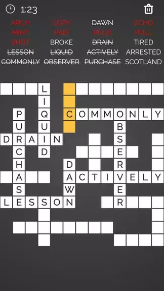 Schermata Crossword : Word Fill 1