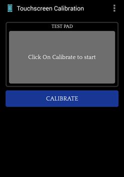 Schermata Touchscreen Calibration 2